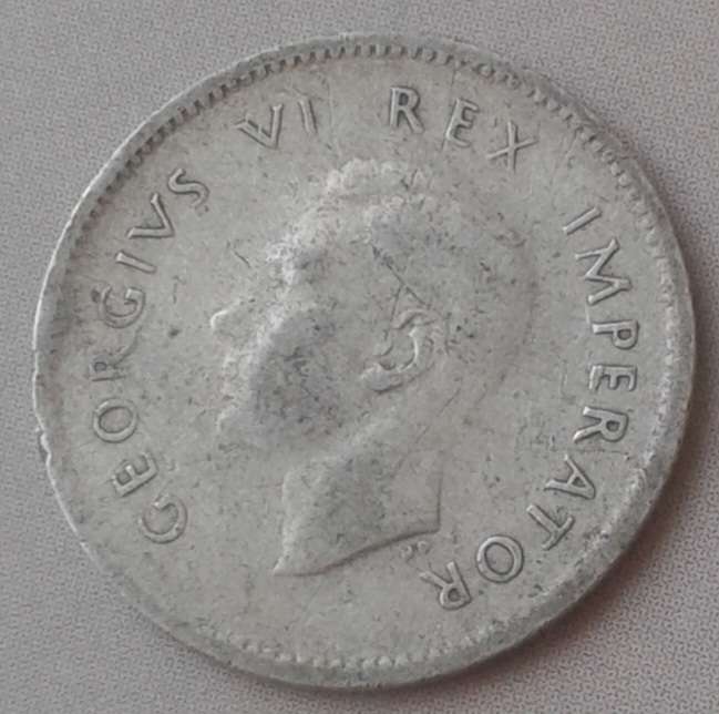 Union 1941 silver tickey.
