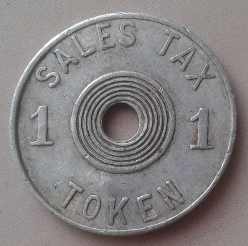 Alabama State 1 Mill Sales Tax Token (1939-1941)
