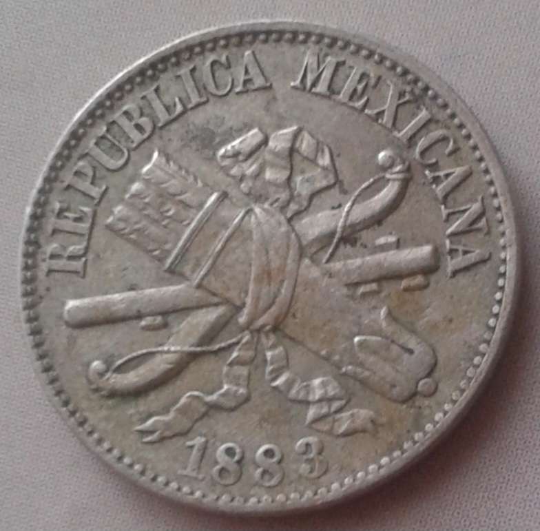 1883 Mexico 1 Centavo