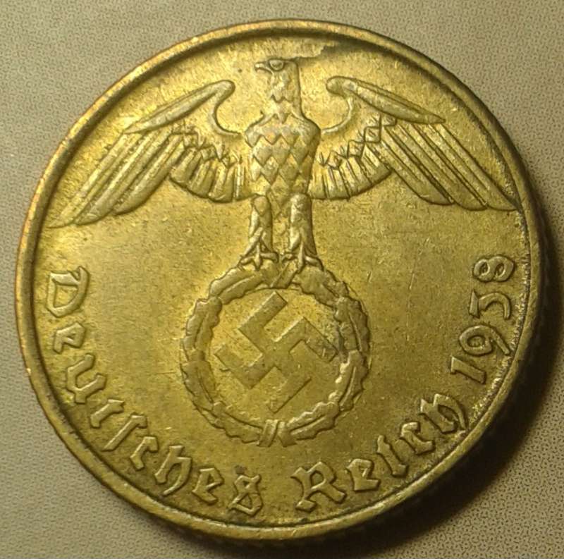 1938 A Germany 5 Reichspfennig (Third Reich)