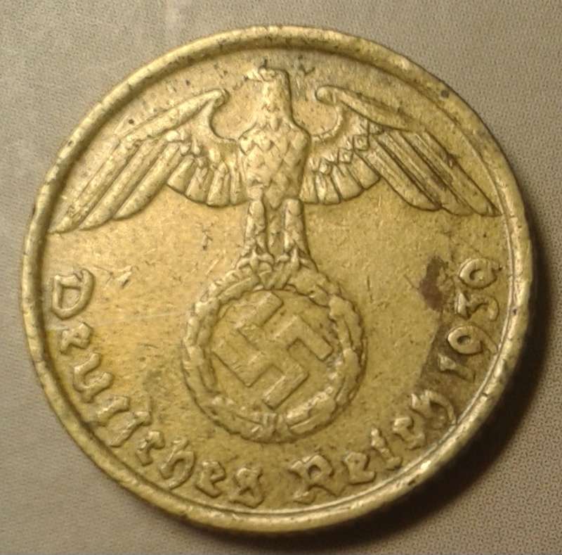 1939 D Germany 5 Reichspfennig (Third Reich)