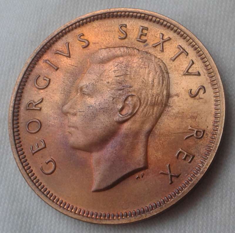 Union 1952 penny in proof.