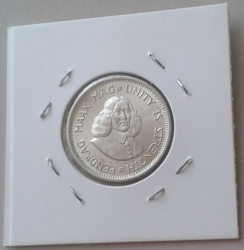 High grade 1961 Republic silver 10c with obv die crack