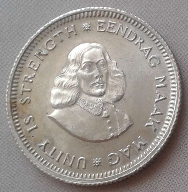 Uncirculated 1961 republic silver 5c.