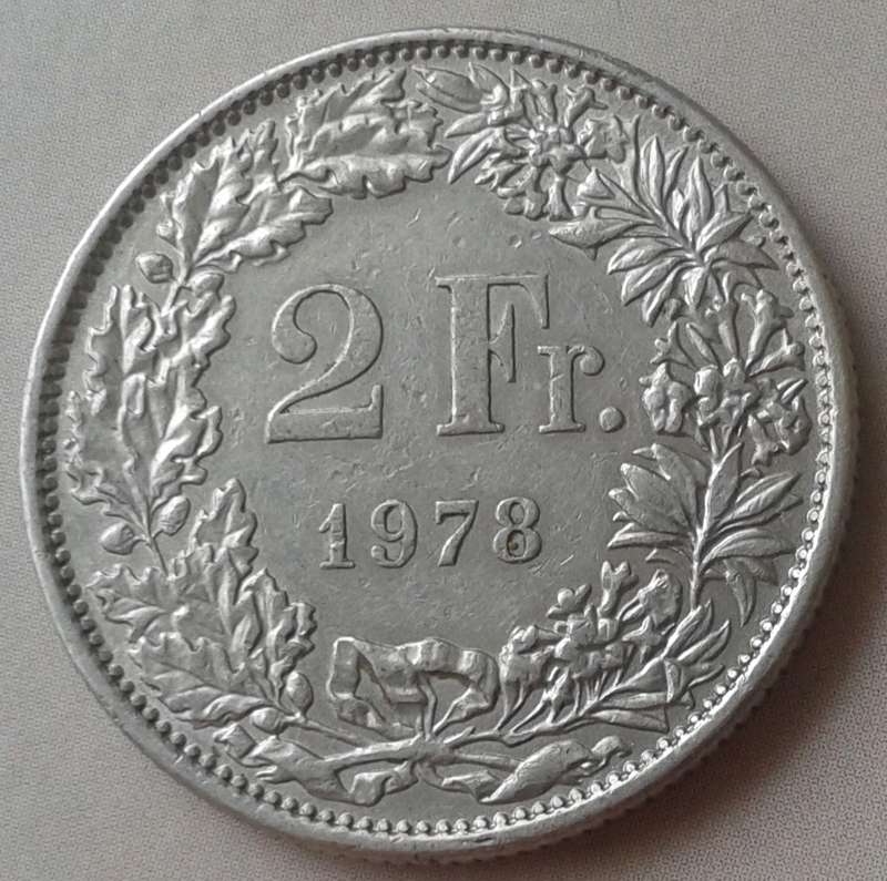 1978 Switzerland 2 Francs