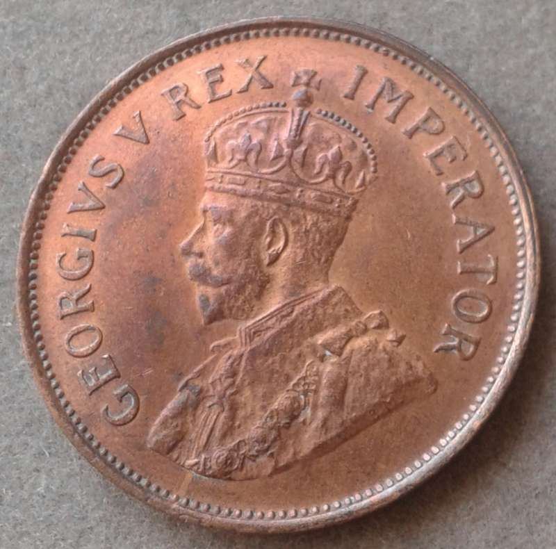 1936 Union 1/2 penny with uncirculated details