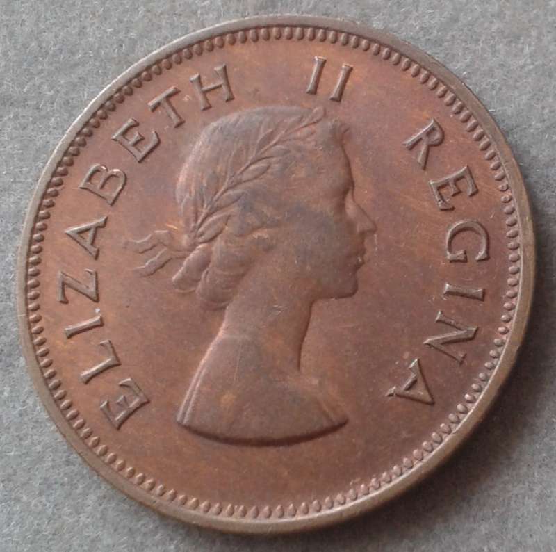 High grade 1953 union 1/2 penny