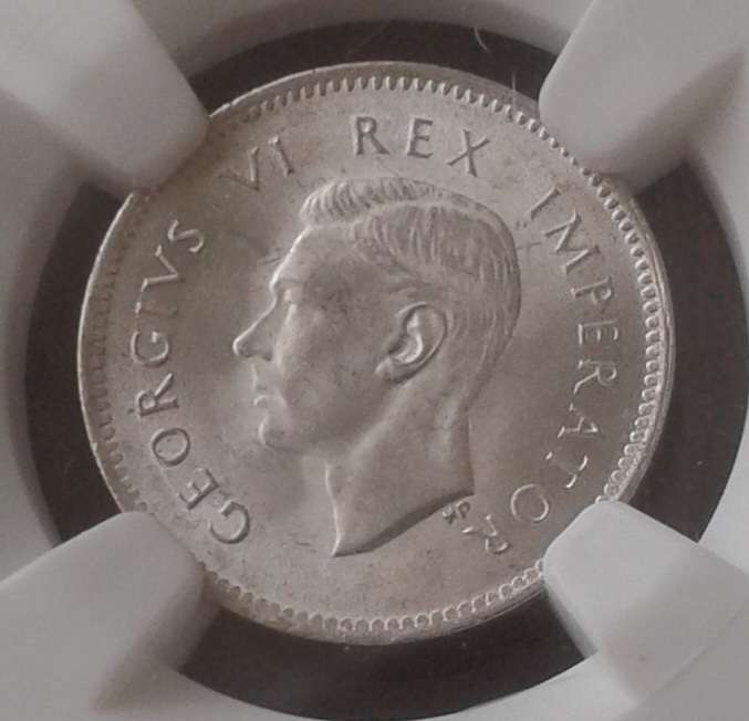 1943 Union silver tickey NGC MS63