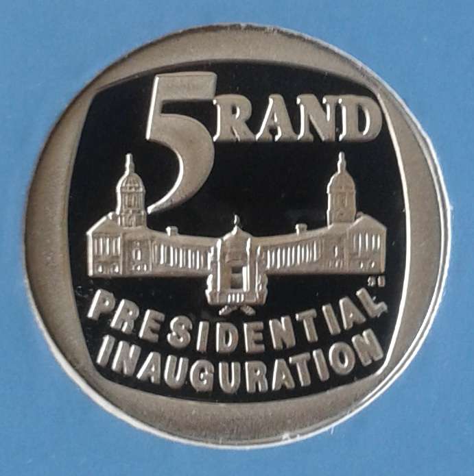 1994 Inauguration proof R5 in case