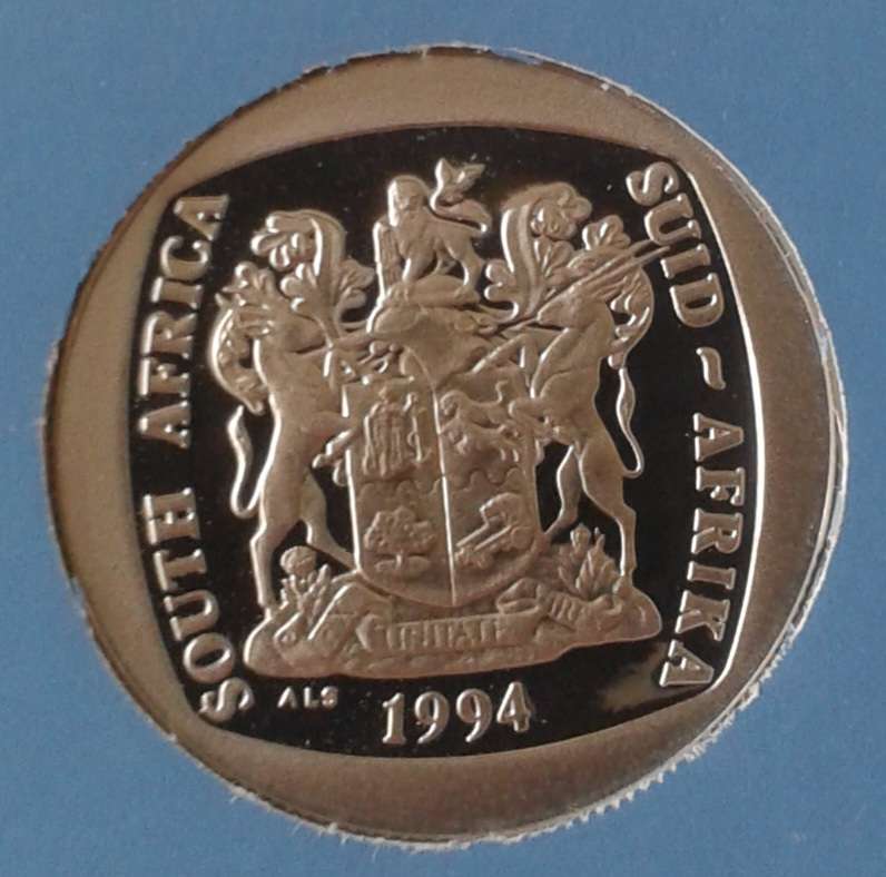 1994 Inauguration proof R5 in case