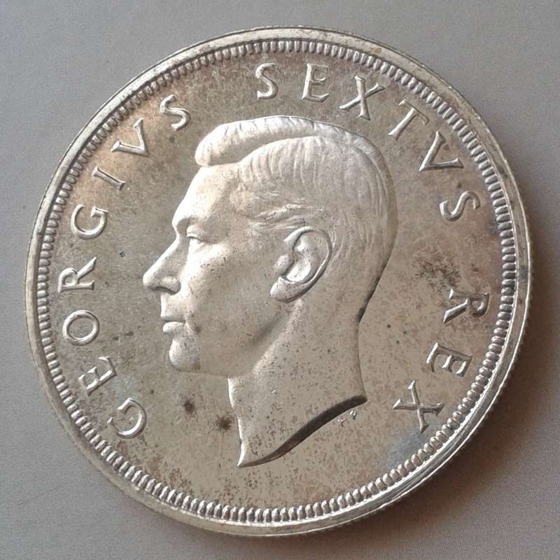 Union 1952 proof silver 5 Shillings