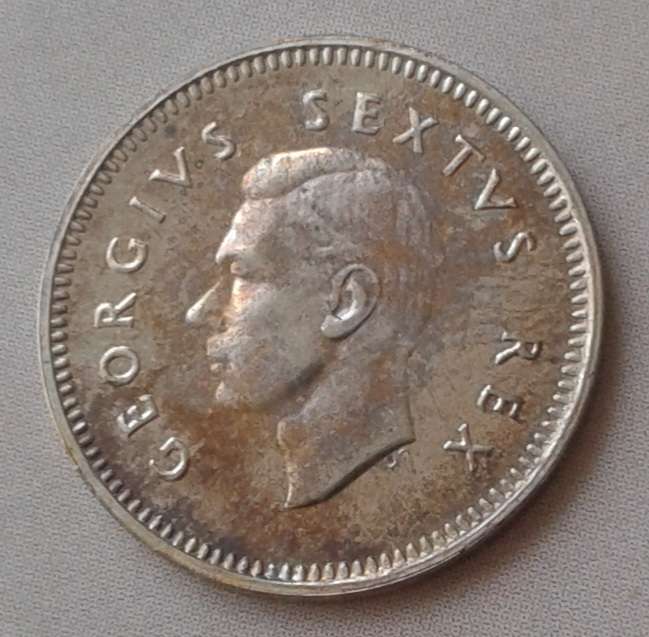 Union 1952 proof silver tickey