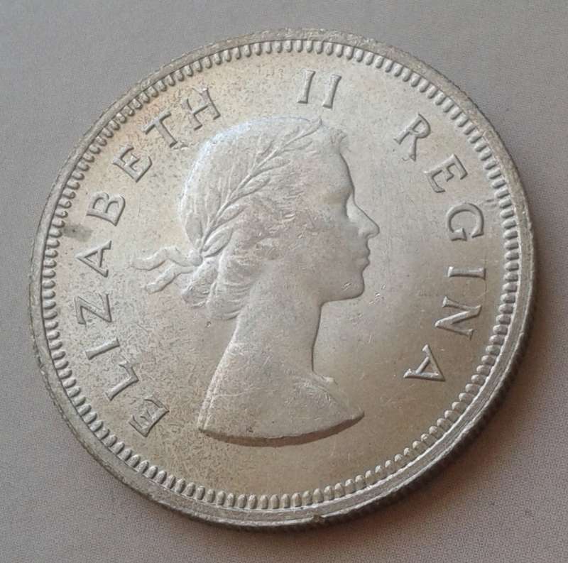 High grade 1960 union silver 2 Shillings