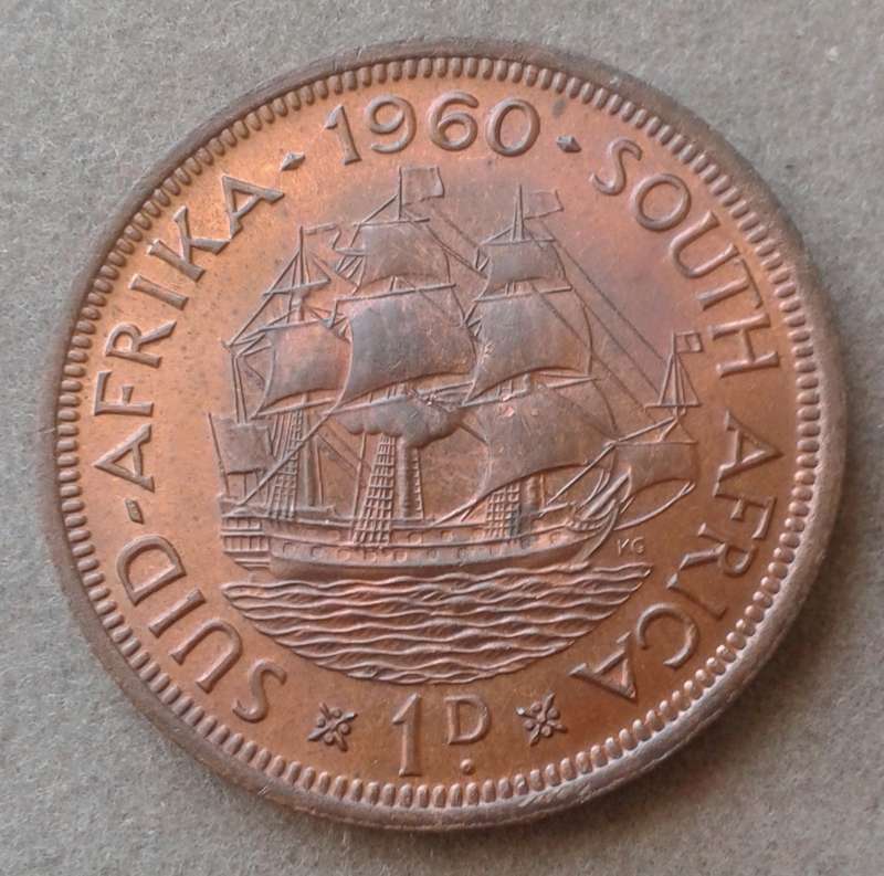 Nice 1960 uncirculated union penny.