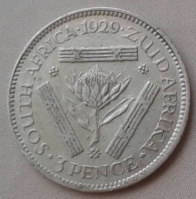 1929 Union silver tickey.