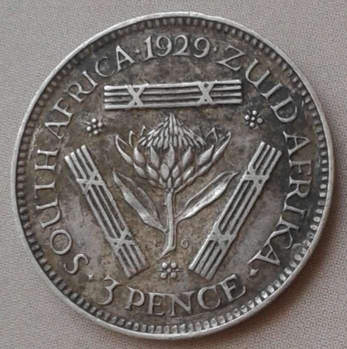1929 Union silver tickey in AXF