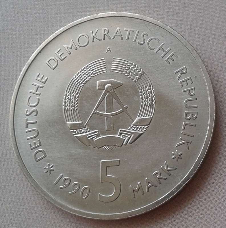 1990 German 5 Mark (Zeughaus Museum))