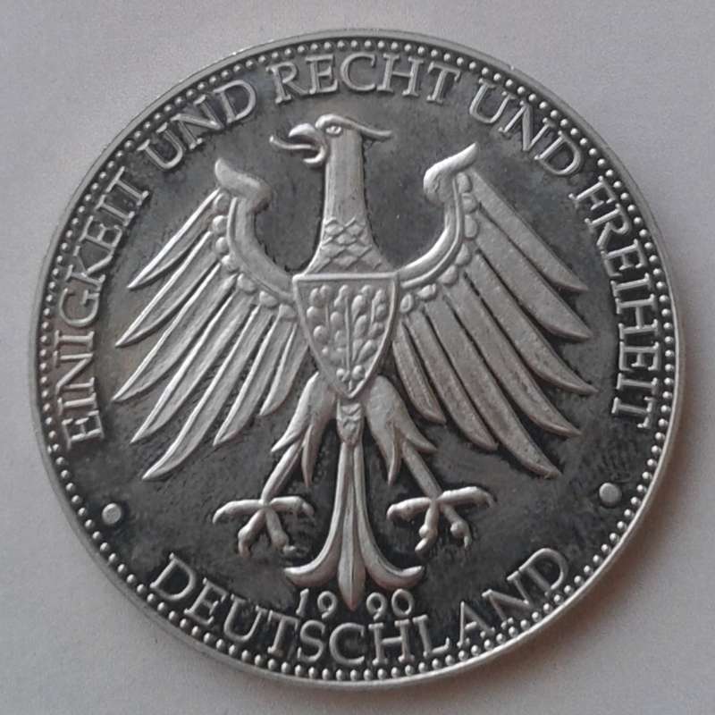 1990 Germany unites fatherland proof medal- Berlin 9 Nov 1989