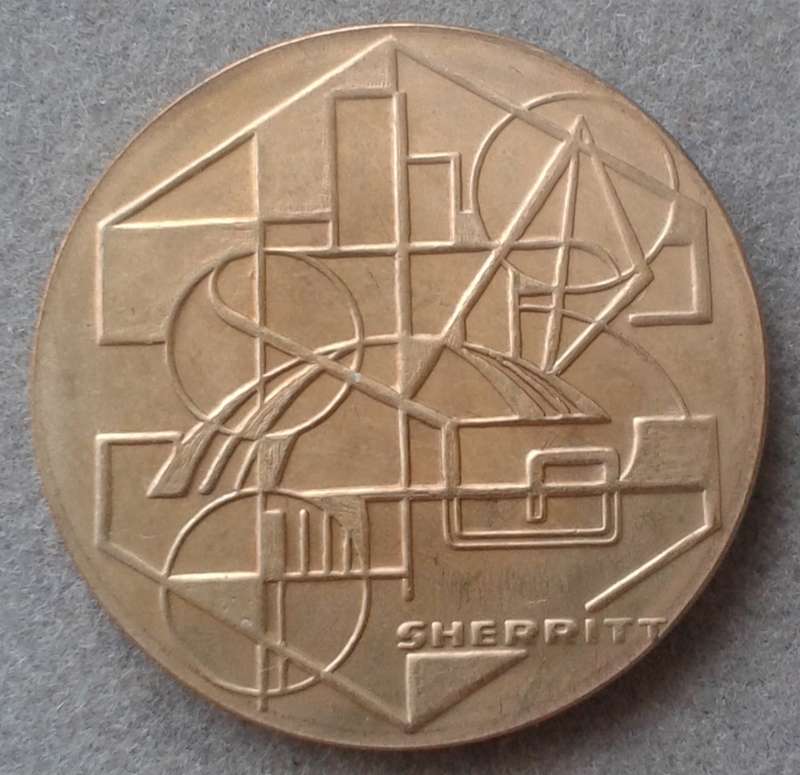 1966 Canada copper Sherritt Mint plant opening medal
