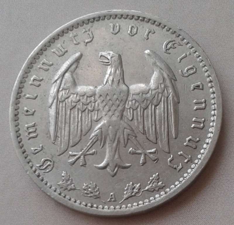 1934 A Germany 1 Reichsmark