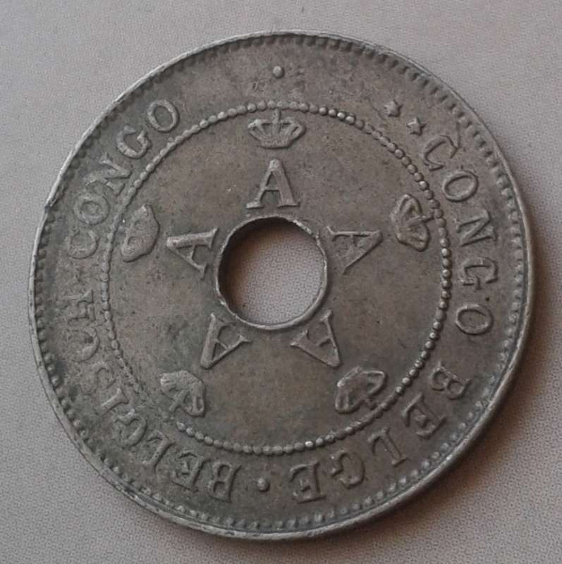 1927 Belgian Congo 10 centimes