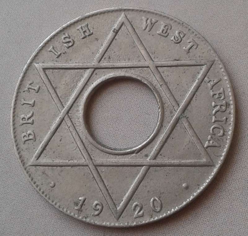 1920 British West Africa one tenth of a penny