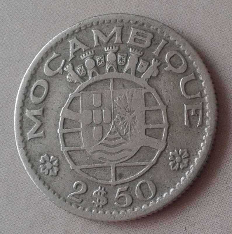 1953 Mozambique 2 1/2 Escudos