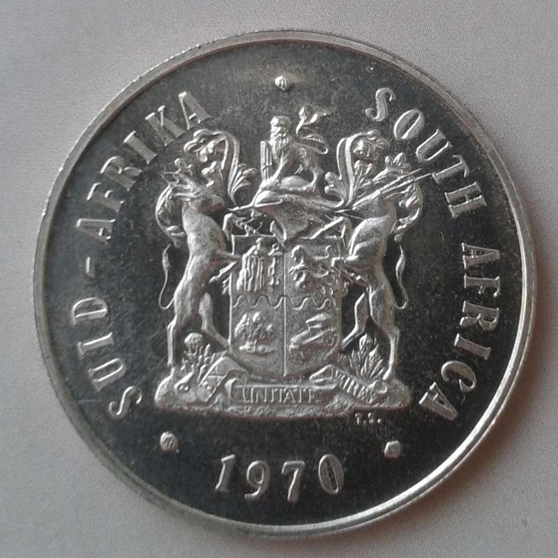 1970 Republic silver R1 in box (Proof details)