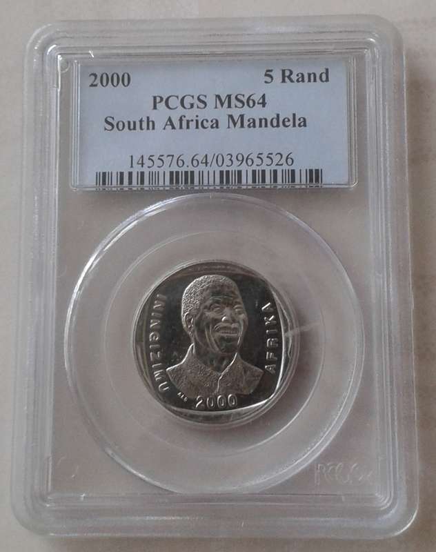 2000 Mandela R5 PCGS MS64.