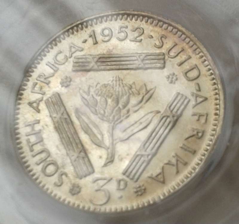 1952 Union proof silver tickey PCGS PR65
