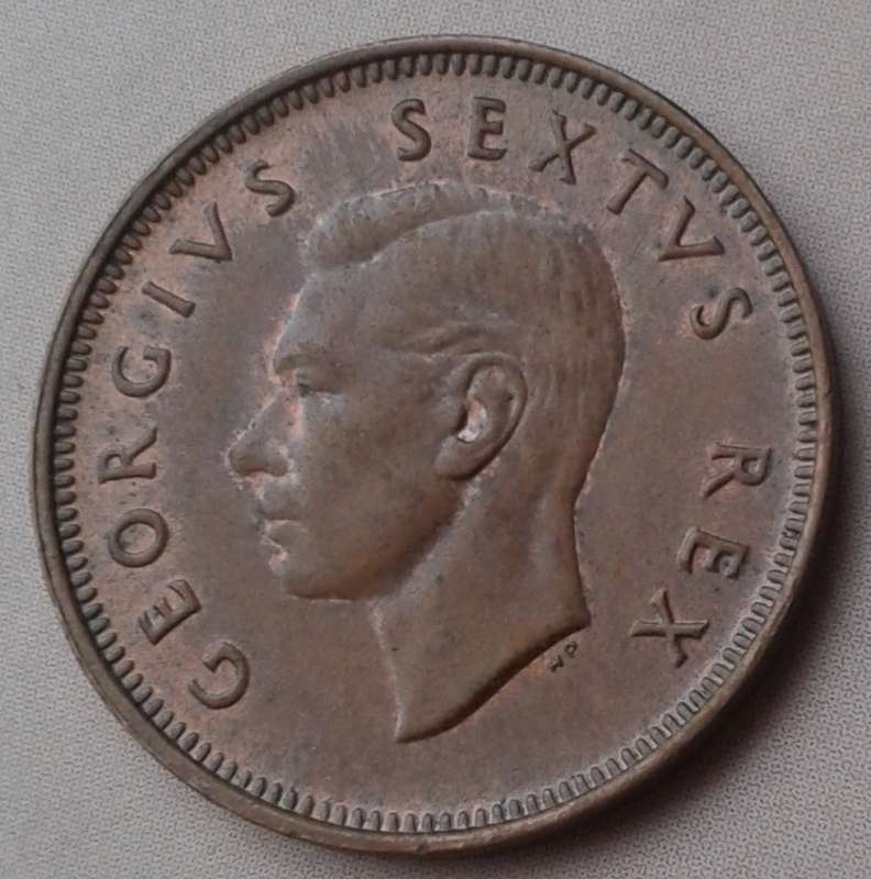 Uncirculated 1949 union 1/4 penny