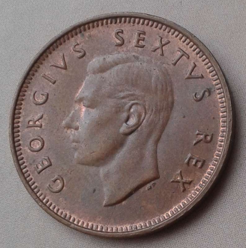 Uncirculated 1952 union 1/4 penny
