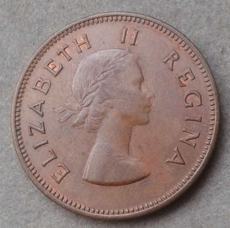 Uncirculated 1959 union 1/2 penny