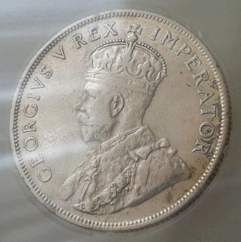 1930 Union silver 2 Shillings SANGS VF Details