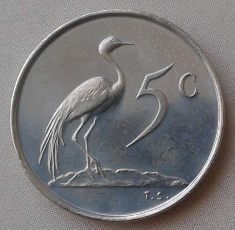 1968 English uncirculated nickel 5c