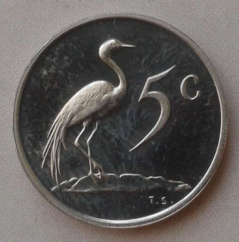 1970 Republic proof nickel 5c