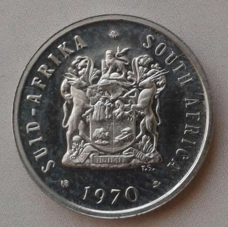 1970 Republic proof nickel 5c