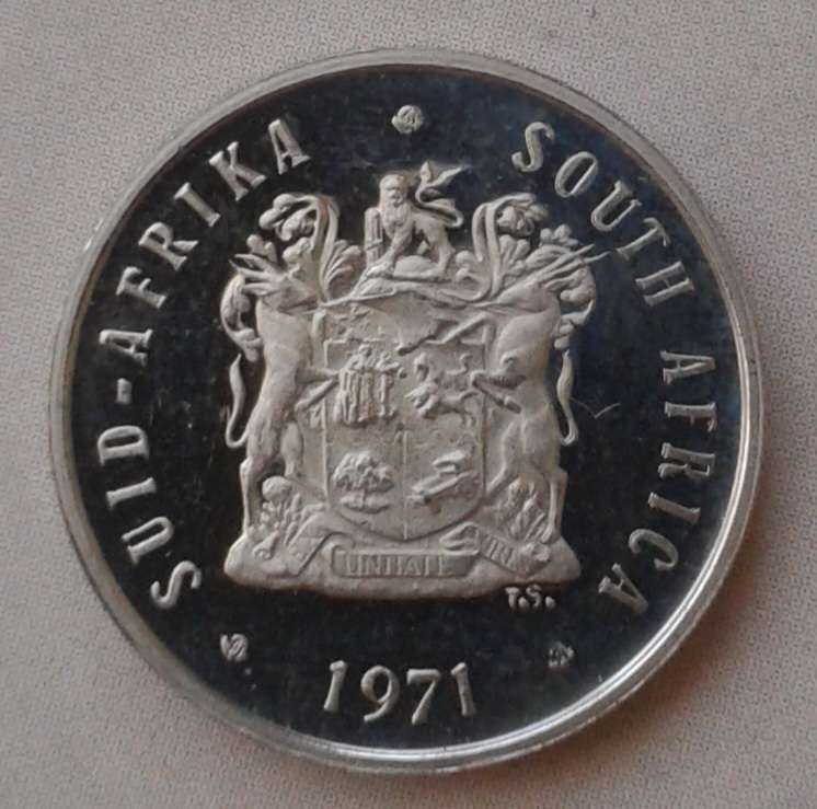 1971 Republic proof nickel 5c