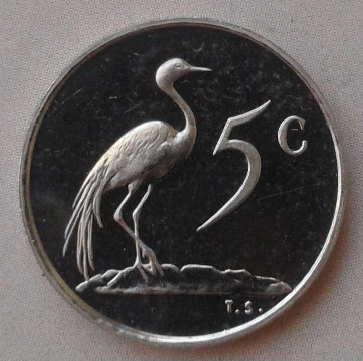 1972 Republic proof nickel 5c