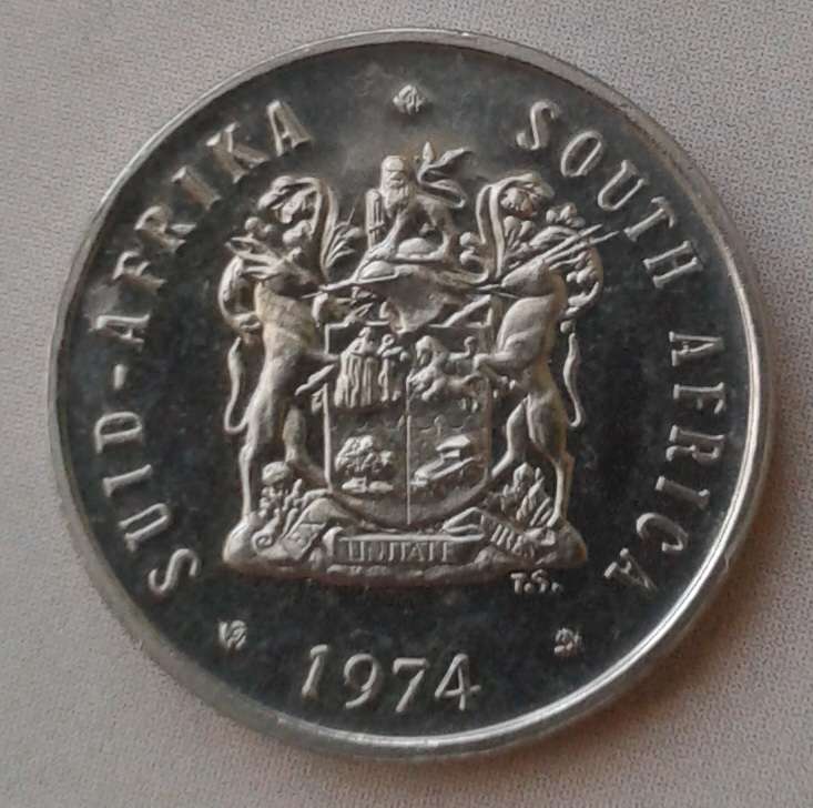 1974 Republic proof nickel 5c