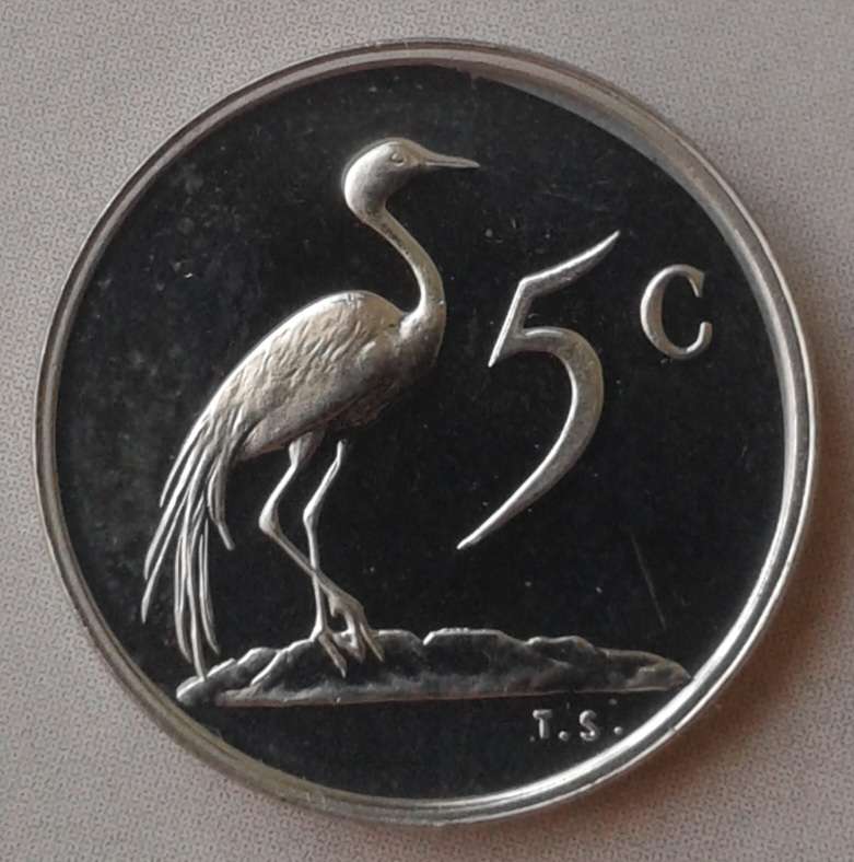1976 Republic proof nickel 5c