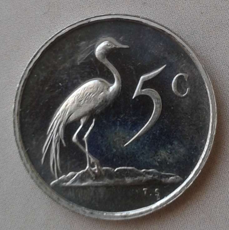 1980 Republic proof nickel 5c