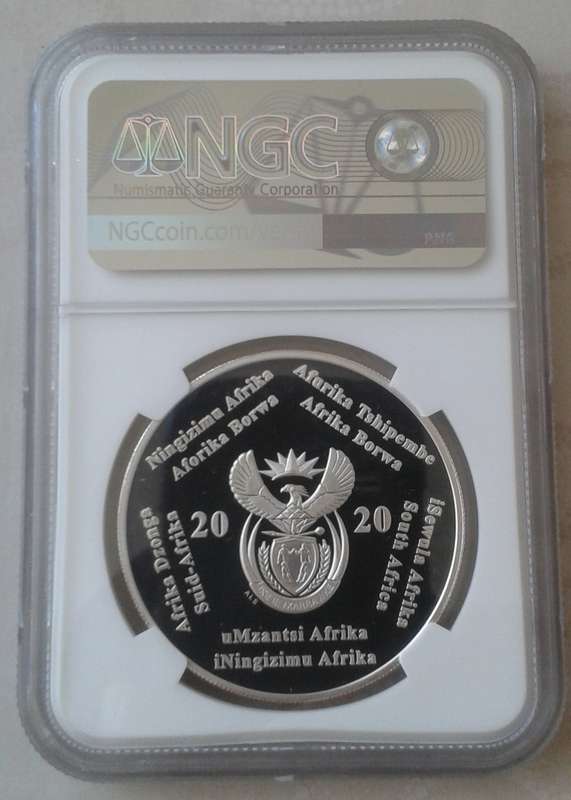 Scarcer 2020 Republic 1oz proof silver R2 NGC PF69 UC - Retinal Cryoprobe