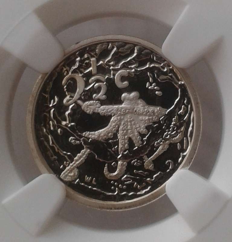 2000 Octopus proof silver 2 1/2c NGC PF69 Ultra Cameo (Top Pop)