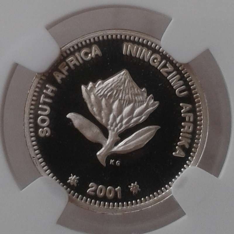2001 Dolphin proof silver 2 1/2c NGC PF69 Ultra Cameo (Top Pop)