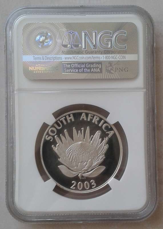 2003 Cricket proof silver R1 NGC PF66 Ultra Cameo