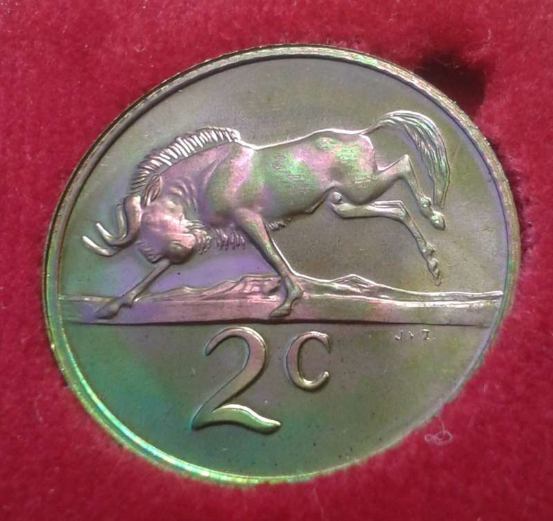 Nice 1978 partial proof set in red box (50c-1/2c).