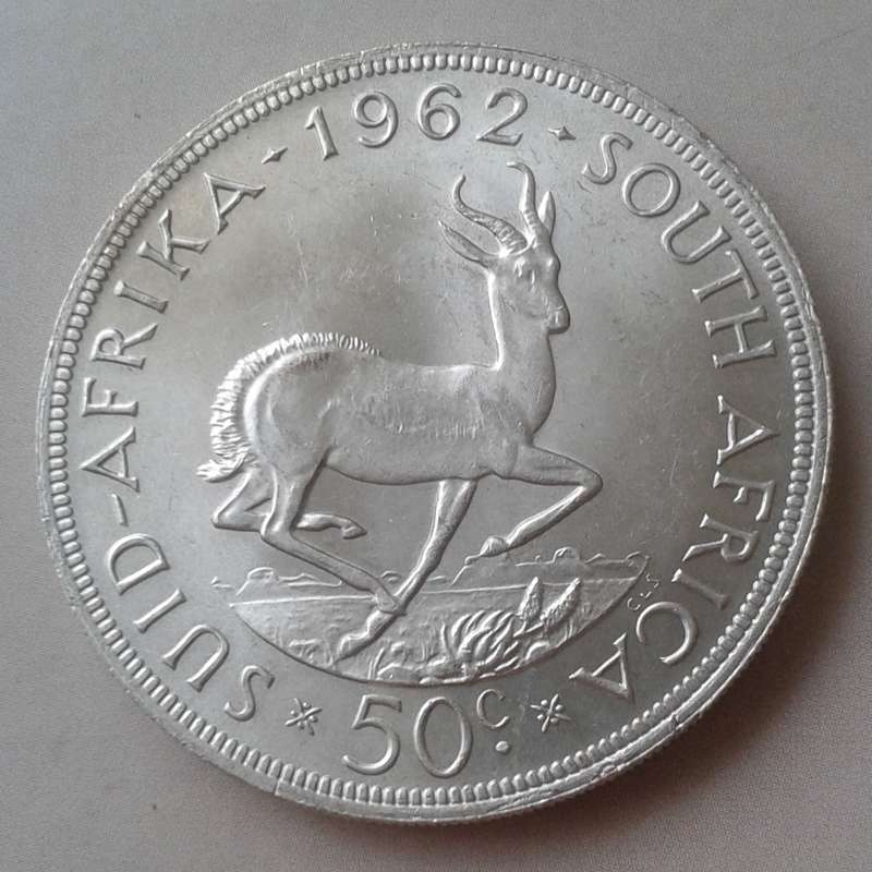 Nice 1962 Republic silver 50c (low mintage)