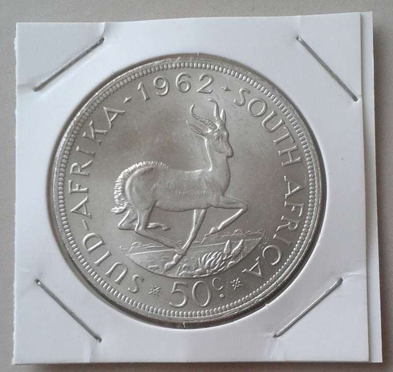 Nice 1962 Republic silver 50c (low mintage)