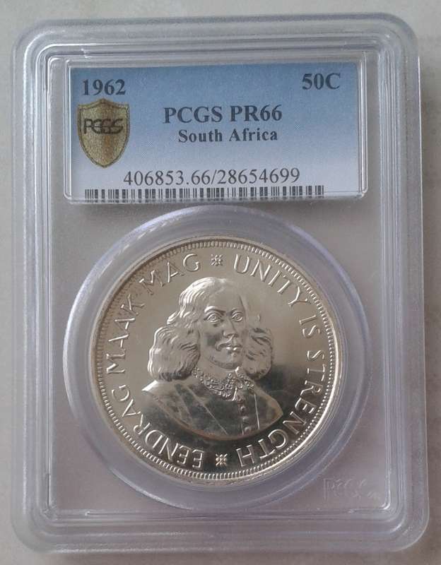 1962 Republic proof silver 50c PCGS PR66 (low mintage)